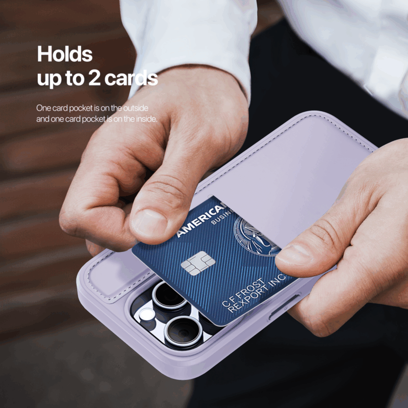 Purple_09 MagSafe® Compatible Royal Purple - 3-in-1 Case with Wallet, Stand & RFID Protection for iPhone