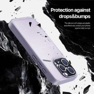 Purple_13 MagSafe® Compatible Royal Purple - 3-in-1 Case with Wallet, Stand & RFID Protection for iPhone