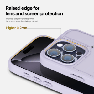 Purple_15 MagSafe® Compatible Royal Purple - 3-in-1 Case with Wallet, Stand & RFID Protection for iPhone